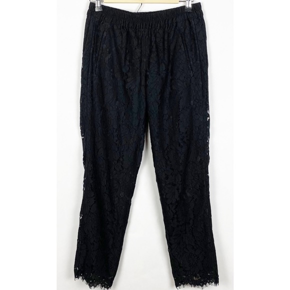 J Crew Peyton Black Lace Pants - Picture 10 of 10